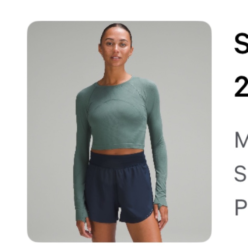 Long Sleeve Swiftly Medium Forest Green